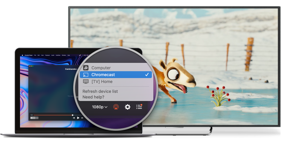 MP4 files with Elmedia Elmedia MP4 player for Mac supports modern wireless technologies
